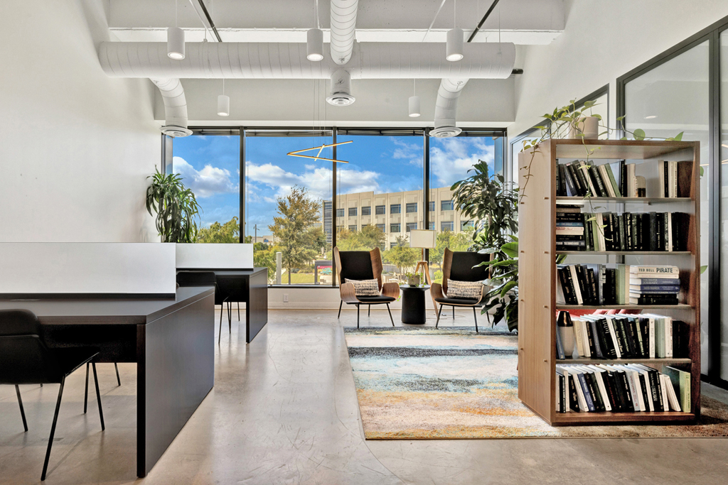 Modern office with natural light