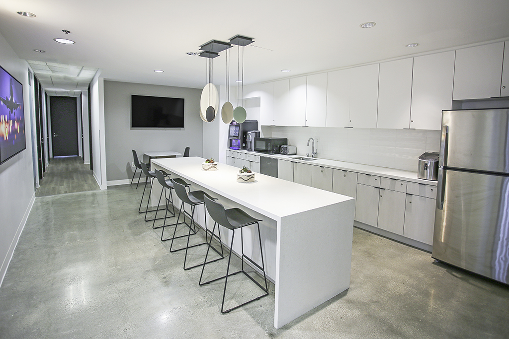Modern kitchen with sleek design