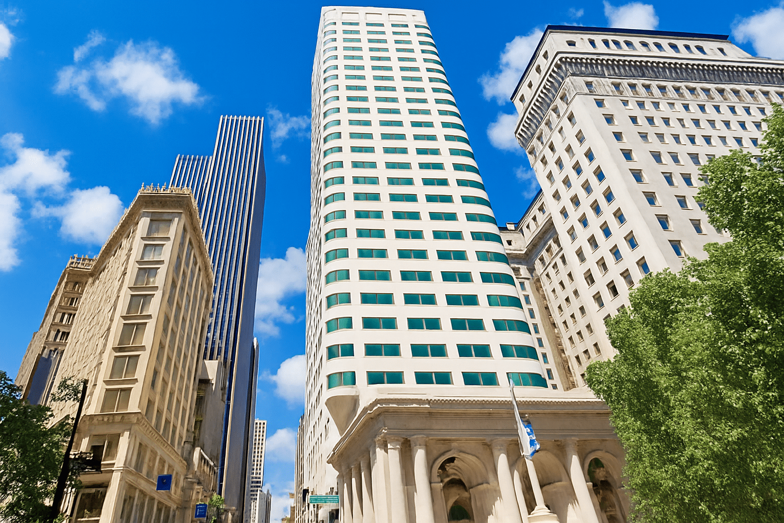 One Sansome Tower external view in San Fransisco, CA