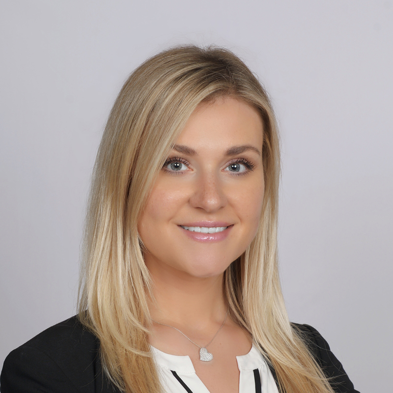 portrait of woman with blonde shoulder length hair