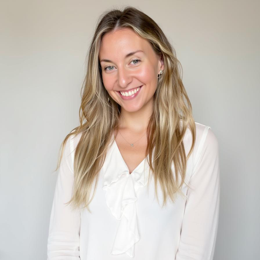 Woman with long, wavy hair.