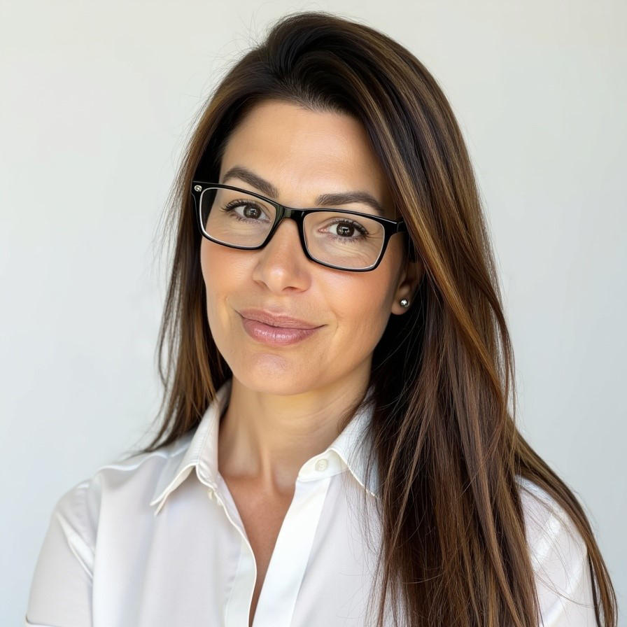 Woman with long, flowing hair.