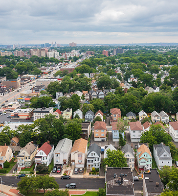 Kearny City Aerial View