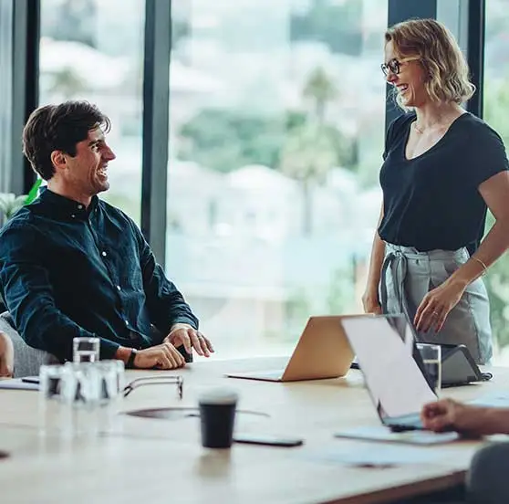 People meeting in conference room