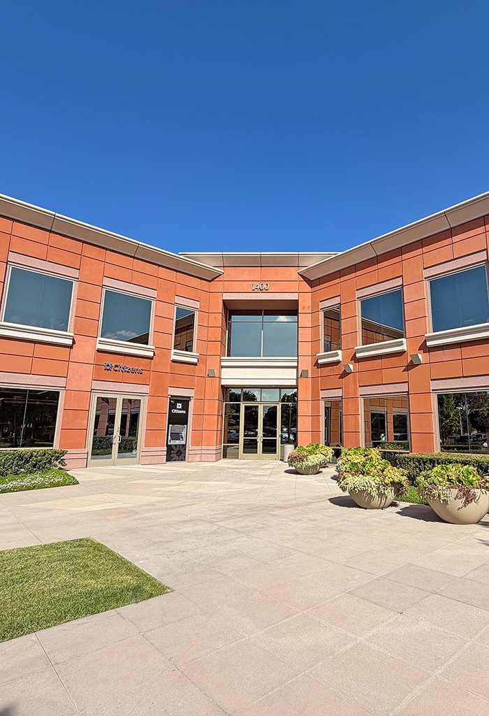 Building Entrance with ATM in front